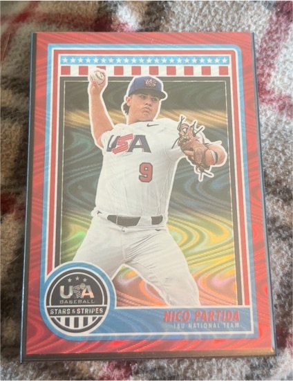 2025 Panini USA Stars & Stripes #5 Nico Partida — front