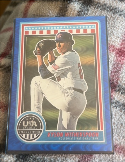 2025 Panini Stars and Stripes USA Baseball #37 Kyson Witherspoon — front