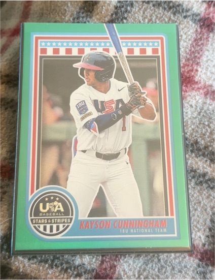 2025 Panini Stars & Stripes USA Base #47 Kayson Cunningham — front