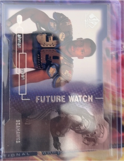1998 Upper Deck SP Authentic #27 Ahman Green Future Watch — front