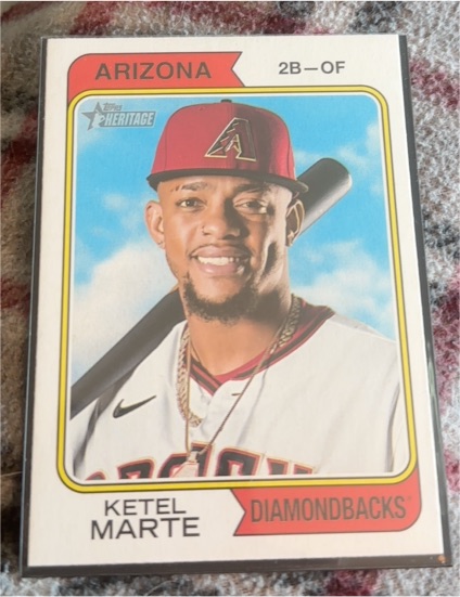 2023 Topps Heritage #369 Ketel Marte — front