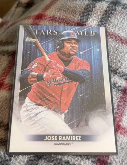 2022 Topps Series 1 Stars of MLB #SMLB-7 Jose Ramirez — front