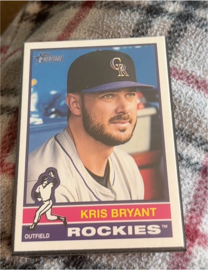 2025 Topps Heritage #20 Kris Bryant — front