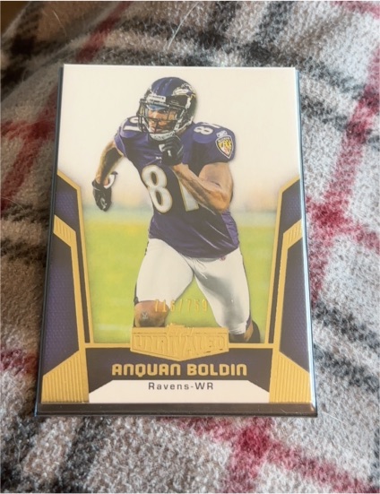 2010 Topps Unrivaled #84 Anquan Boldin — front