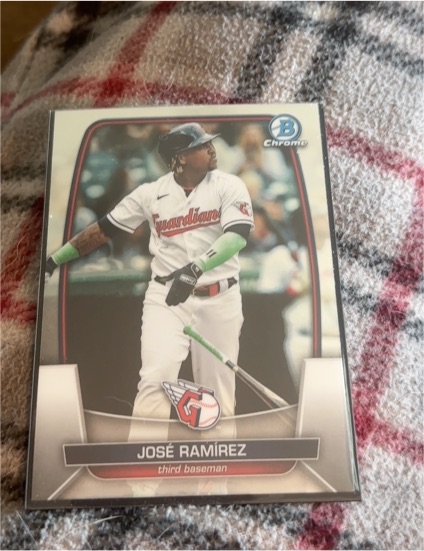 2023 Bowman Chrome #100 José Ramírez — front