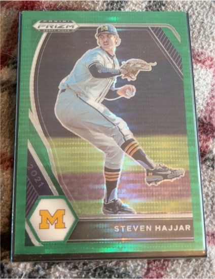 2021 Panini Prizm Draft Picks #PDP61 Steven Hajjar — front