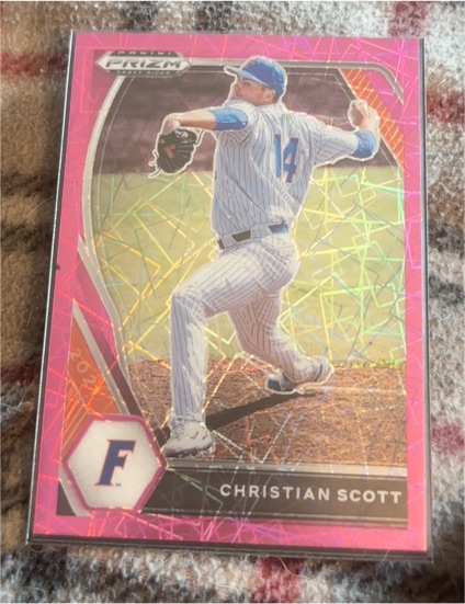 2021 Panini Prizm Draft Picks #PDP142 Christian Scott — front