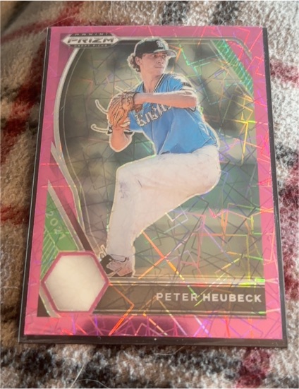 2021 Panini Prizm Draft Picks #PDP101 Peter Heubeck — front