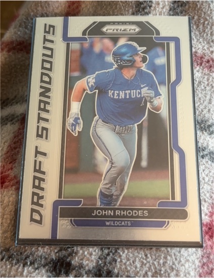 2021 Panini Prizm Draft Picks Draft Standouts #DS-JR John Rhodes — front