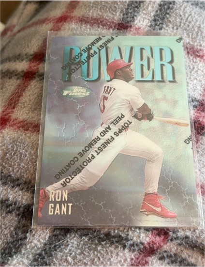 1997 Topps Finest Power #??? Ron Gant — front