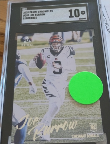 2020 Panini Chronicles #201 Joe Burrow Luminance — front