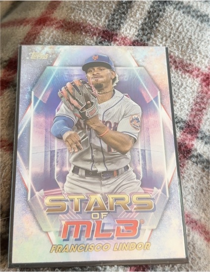 2023 Topps Stars of MLB #SMLB-28 Francisco Lindor — front