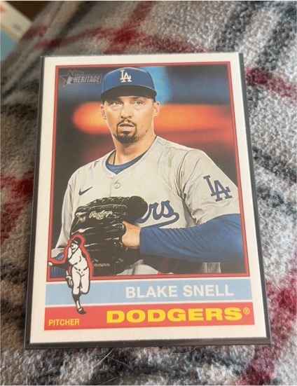 2025 Topps Heritage #59 Blake Snell — front