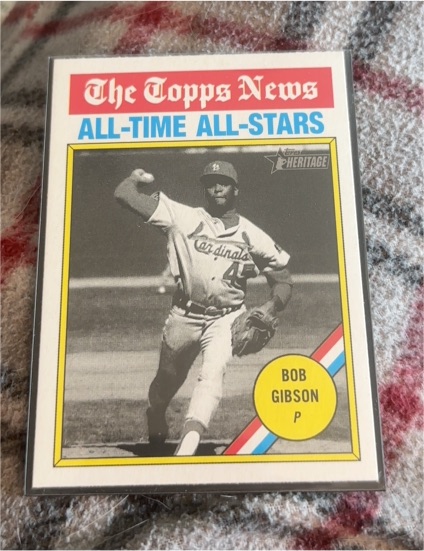 2025 Topps Heritage #342 Bob Gibson — front