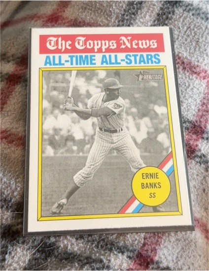 2025 Topps Heritage #343 Ernie Banks — front