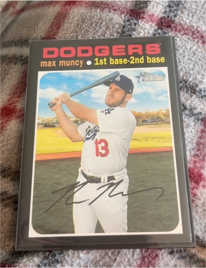 2020 Topps Heritage #167 Max Muncy — front