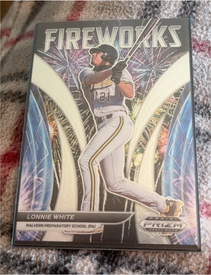2021 Panini Prizm Draft Picks Fireworks #F-LW Lonnie White — front