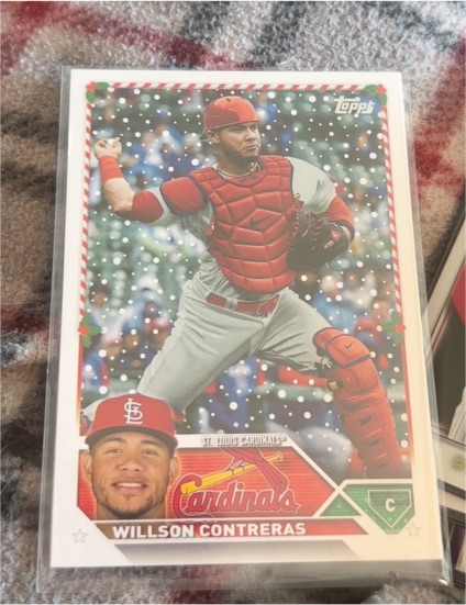 2023 Topps Holiday #H175 Willson Contreras — front