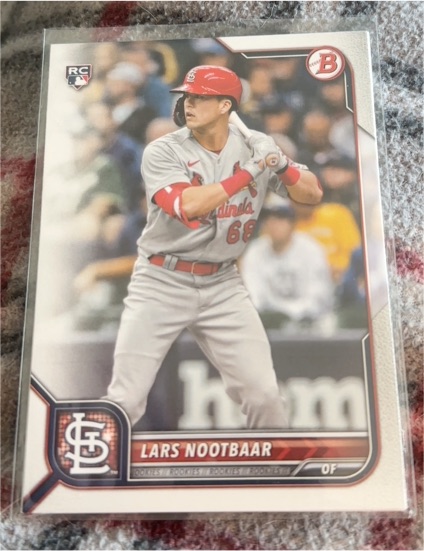 2022 Bowman #64 Lars Nootbaar — front