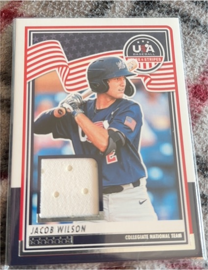 2024 Panini USA Baseball Stars & Stripes # Jacob Wilson — front