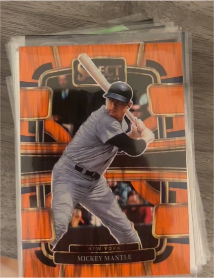 2024 Panini Select Baseball #95 Mickey Mantle — front