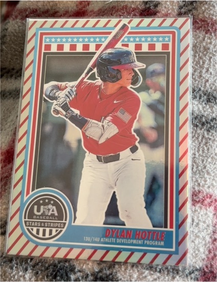 2025 Panini Stars and Stripes USA Baseball #122 Dylan Hottle — front