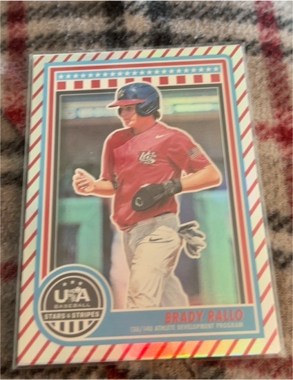 2025 Panini Stars and Stripes USA Baseball #181 Brady Rallo — front
