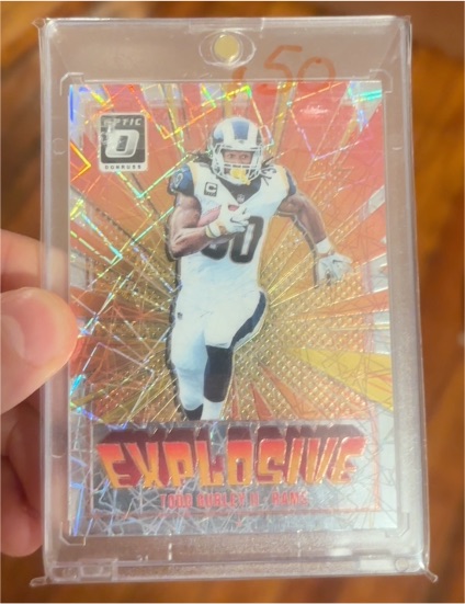 2018 Donruss Optic Explosive Todd Gurley II Rams — front