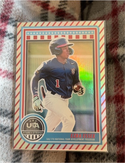 2025 Panini Stars & Stripes #180 Ezra Essex — front