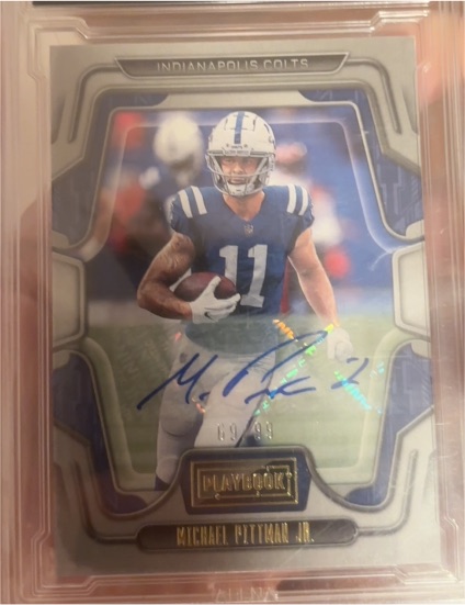 2022 Panini Playbook #89 Michael Pittman Jr. — front