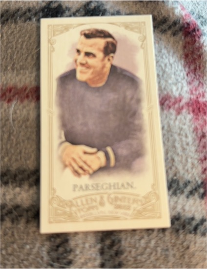 2012 Topps Allen & Ginter #184 Ara Parseghian — front