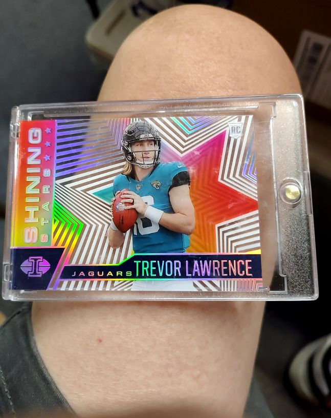 2021 Panini Illusions Shining Stars #SS-11 Trevor Lawrence — front