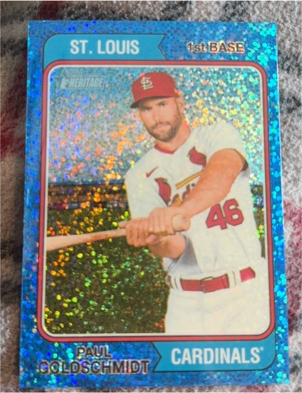 2023 Topps Heritage #307 Paul Goldschmidt — front