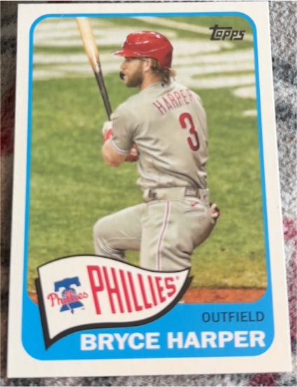 2021 Topps #T65-37 Bryce Harper 1965 Topps Redux Philadelphia Phillies — front