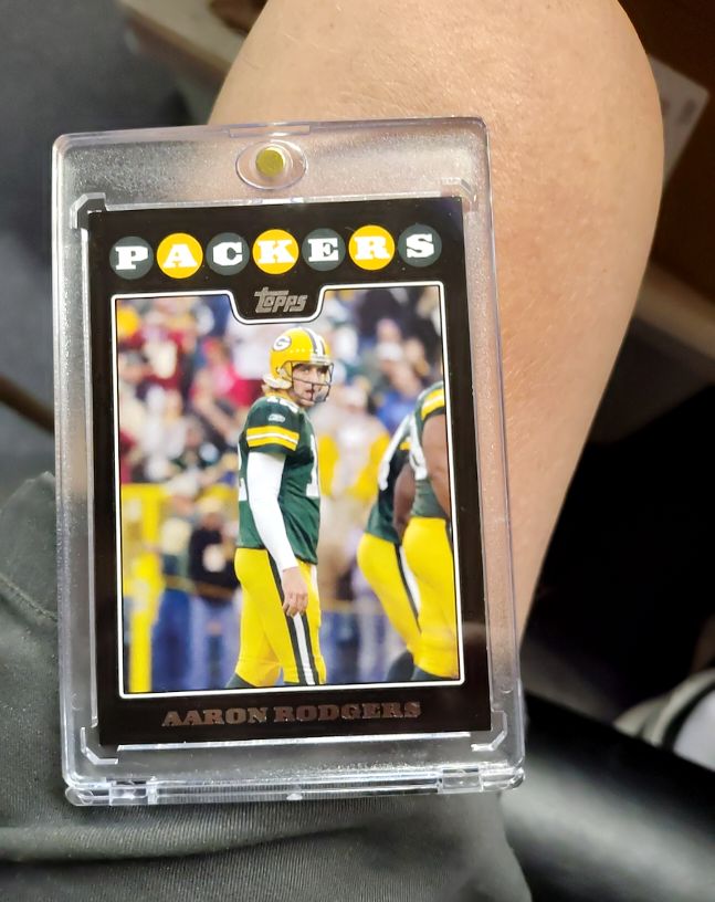2008 Topps #Aaron Rodgers Green Bay Packers — front