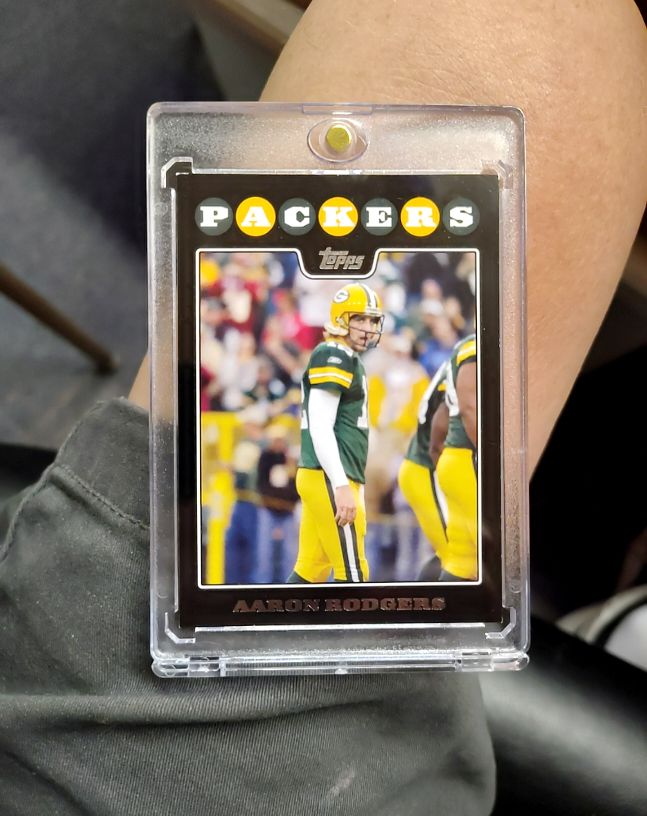 2008 Topps #Aaron Rodgers — front