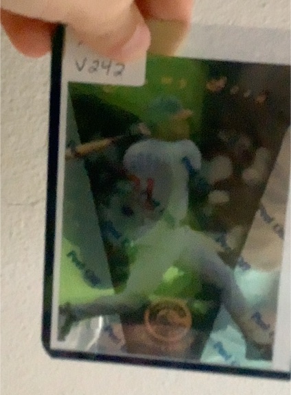 1993 Fleer #242 Baseball Player — front