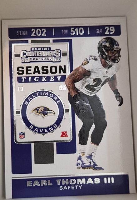 2019 Panini Contenders #16 Earl Thomas III — front