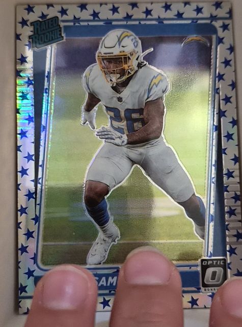 2021 Donruss Optic #273 Joshua Kelley — front