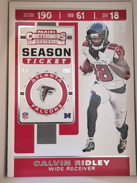 2019 Panini Contenders Season Ticket #86 Calvin Ridley — front