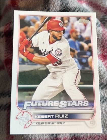 2022 Topps Series 2 #568 Keibert Ruiz Future Stars Washington Nationals — front