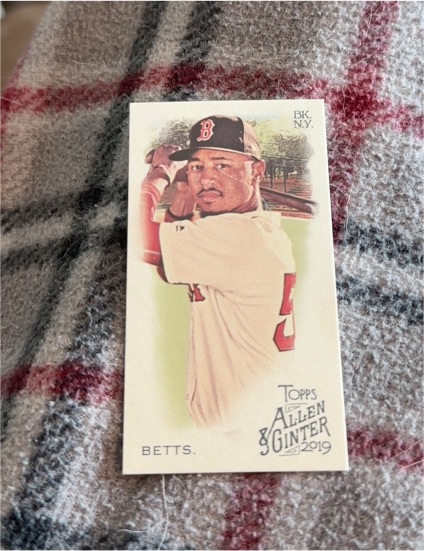 2019 Topps Allen & Ginter #1 Mookie Betts — front