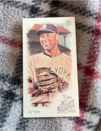 2019 Topps Allen & Ginter #134 Derek Jeter — front