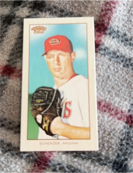2009 Topps 206 Mini #15 Max Scherzer — front