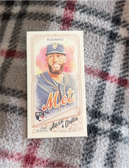 2018 Topps Allen & Ginter #203 Amed Rosario RC Rookie New York Mets — front
