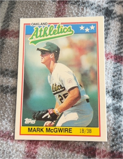 1988 Topps Mini #47 Mark McGwire — front