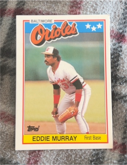 1988 Topps UK Minis #53 Eddie Murray — front