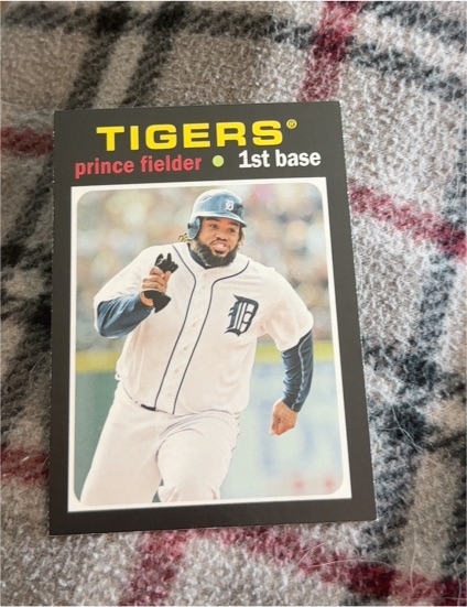 2013 Topps Update 1971 Topps Mini #TM-13 Prince Fielder — front