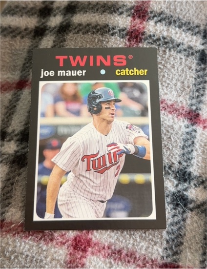 2013 Topps Update 1971 Topps Minis #TM-8 Joe Mauer — front