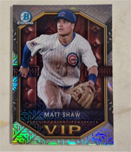 2025 Bowman Chrome VIP #VIP-6 Matt Shaw — front